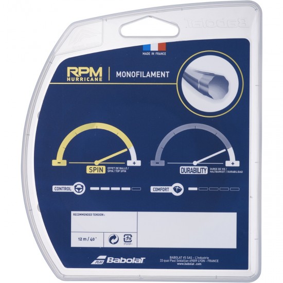 BABOLAT RPM HURRICANE 12M  BABOLAT RPM HURRICANE 12M