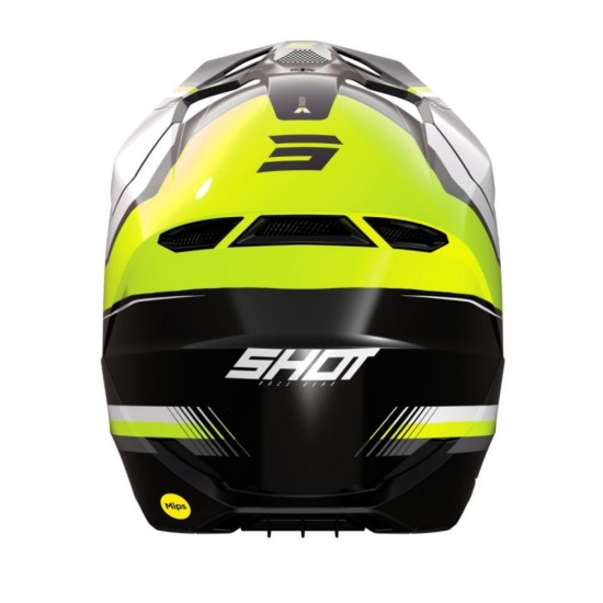 SHOT FURIOUS KID TRACER ČELADA NEON YELLOW GLOSSY