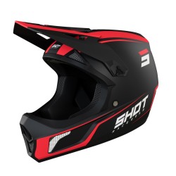 SHOT FULL FACE ČELADA ROGUE UNITED KID  ČRNO/RDEČA MATT