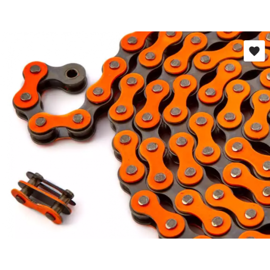 KHE BMX VERIGA HALFLINK ORANŽNA KHE BMX VERIGA HALFLINK ORANŽNA