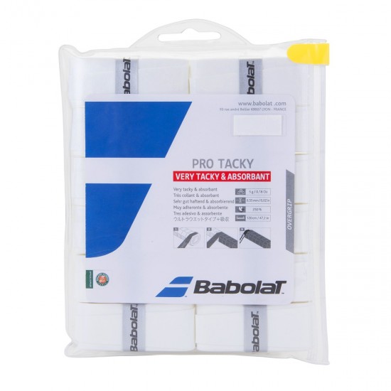 BABOLAT PRO TACKY OVERGRIPS 12X BABOLAT PRO TACKY OVERGRIPS 12X