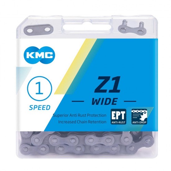 KMC VERIGA Z1 SILVER WIDE ONE SPEED