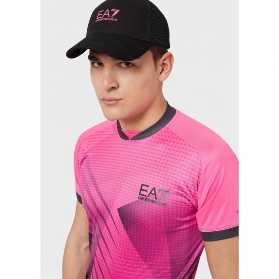 EA7 TENNIS KAPA BLACK-PINK EA7 TENNIS KAPA BLACK-PINK