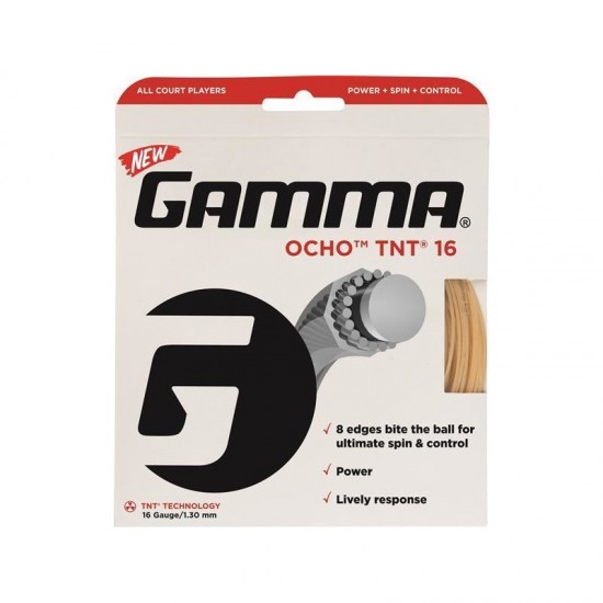 GAMMA OCHO TNT 12.2M MULTIFILAMENT STRING GAMMA OCHO TNT 12.2M MULTIFILAMENT STRING