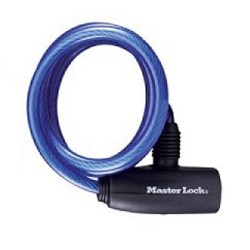 MASTER LOCK SPIRALNA KLJUČAVNICA 8127 NA KLJUČ BARVNA