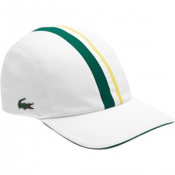 LACOSTE CAP BELA ZELENA