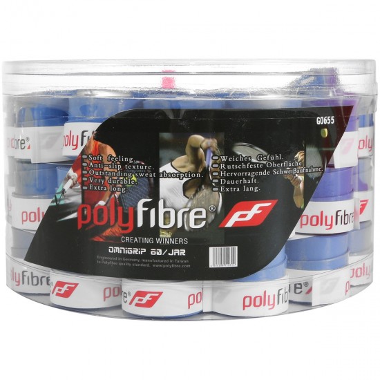 POLYFIBRE BOX OF 60 OMNI OVERGRIPS POLYFIBRE BOX OF 60 OMNI OVERGRIPS