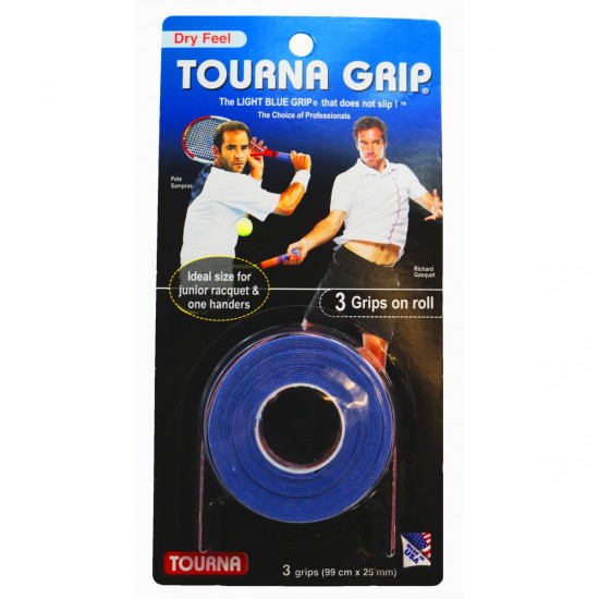 TOURNA GRIP ORIGINAL BLUE X3 OVERGRIP TOURNA GRIP ORIGINAL BLUE X3 OVERGRIP