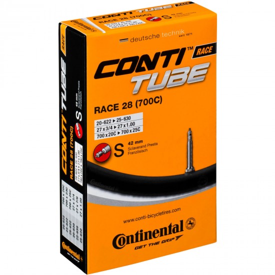 CONTINENTAL ZRAČNICA RACE 28'' PRESTA 18-25/622 42MM CONTINENTAL ZRAČNICA RACE 28'' PRESTA 18-25/622 42MM