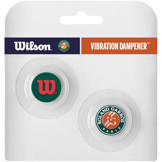 WILSON ROLAND GARROS LOGO SHOCK ABSORBERS WILSON ROLAND GARROS LOGO SHOCK ABSORBERS