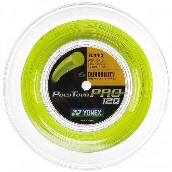 YONEX POLYTOUR PRO STRING KOLUT 200M 1.20